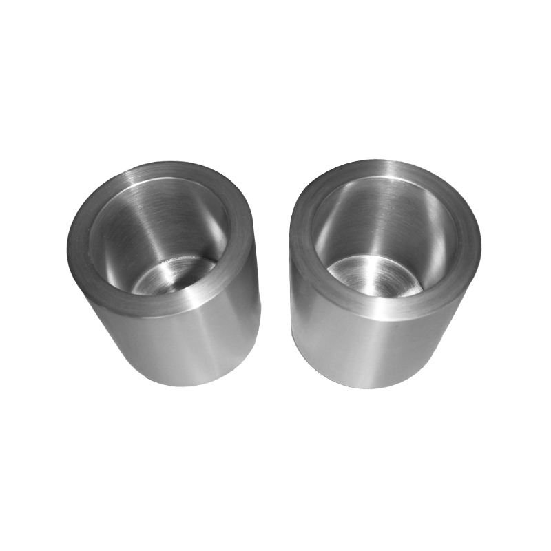 Crisol de tungsteno cónico con parte superior ancha y fondo estrecho